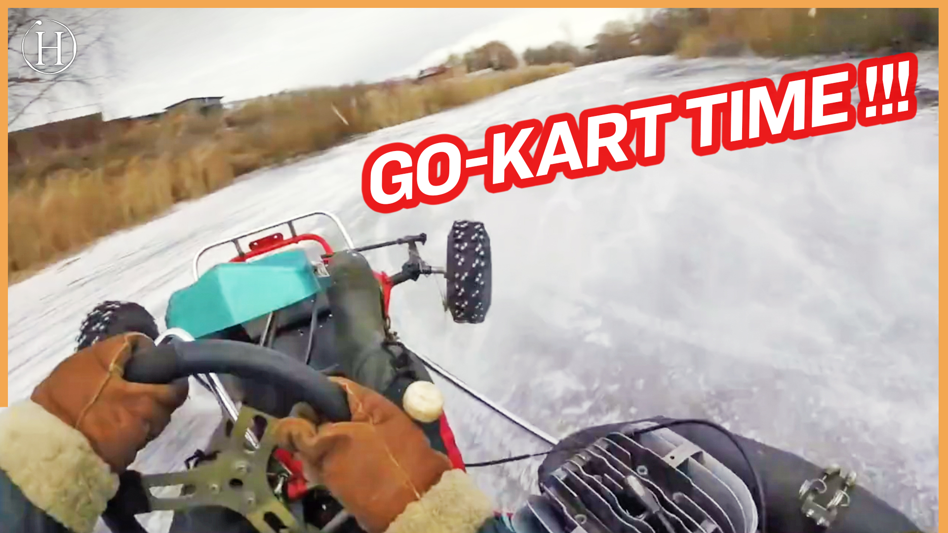 Go Kart-Joyriding On a Frozen River | Humanity Life