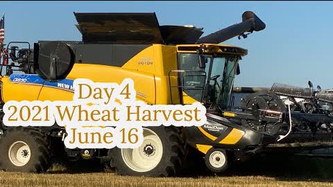 Day 4 - 2021 Wheat Harvest  / June 16 (Medicine Lodge, Kansas)