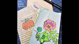 Super Easy Art Trick for Junk Journals! Awaken the Inner Artist in You! The Paper Outpost!