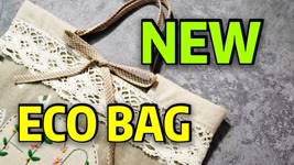 DIY 2021 New Eco Bag / Super Lovely / Easy to sew #HandyMumLin