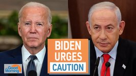 Biden Urges Caution After Iran Attacks Israel; Trump's New York 'Hush Money' Trial Begins Today