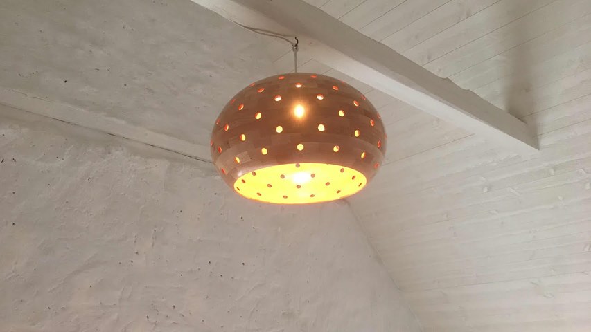 Lampa av Bok | Beech Lamp | Woodturning
