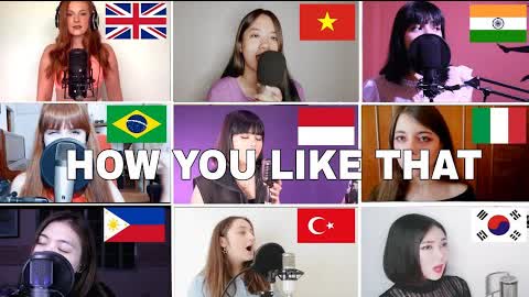Who Sang It Better : BLACKPINK (블랙핑크) - 'How You Like That (uk,indonesia,brazil,italy,philippines)