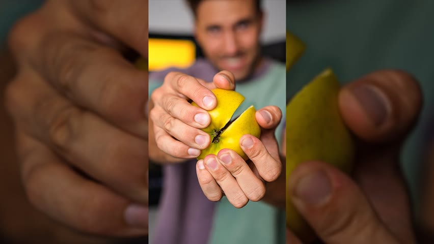 Learn to Split an Apple with Bare Hands