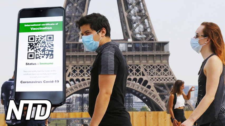 Frankrike kräver hälsopass för 2 miljoner arbetstagare | NTD NYHETER