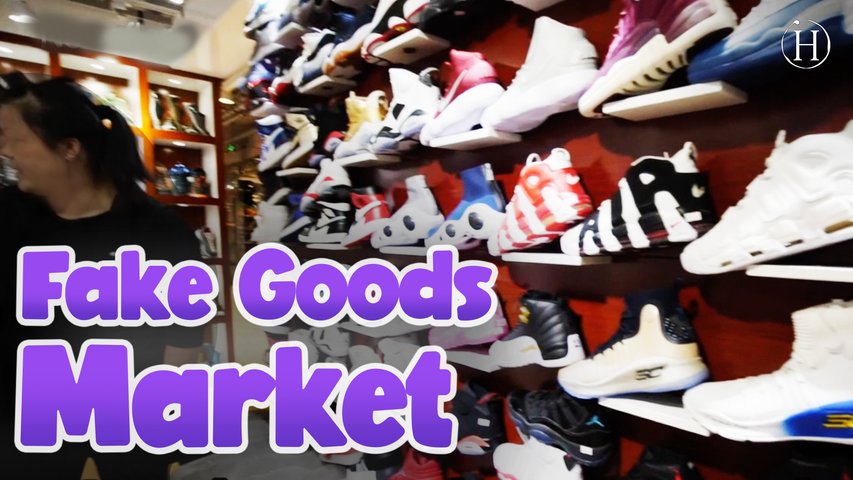 Man Bargains At Fake Goods Market | Humanity Life