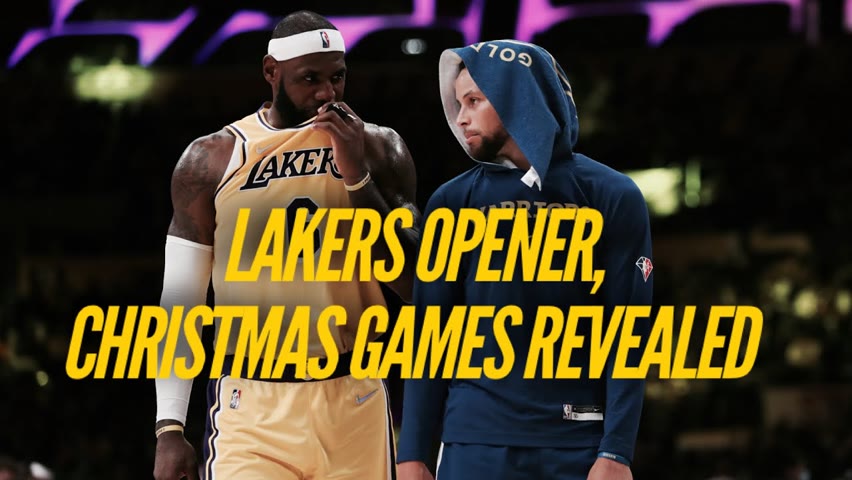 Lakers' Opening Night, Christmas Day Matchups Revealed