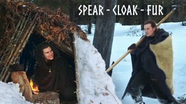 Looking for Santa & Camping with No Sleeping Bag in Winter🎅SPEAR-CLOAK-FUR
