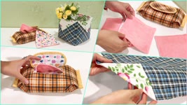 💟 Home decoration sewing projects | DIY reusable wipes, fabric bag, fabric basket | DIY sewing