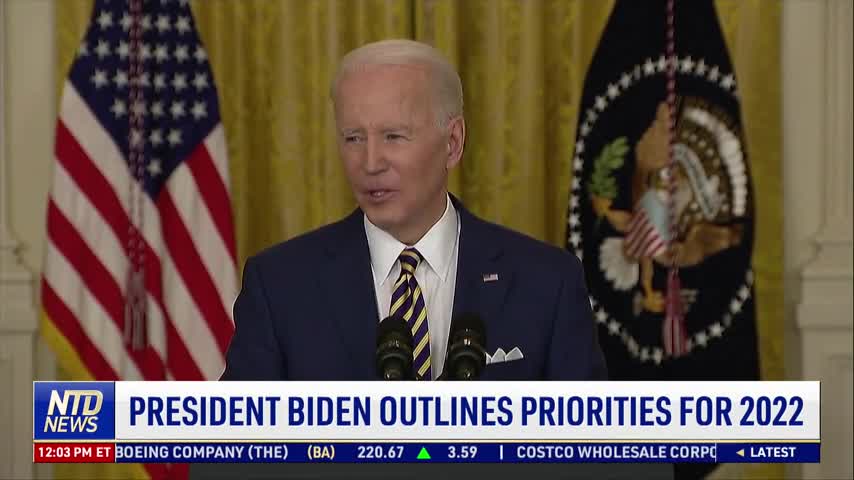 President Biden Outlines Priorities for 2022