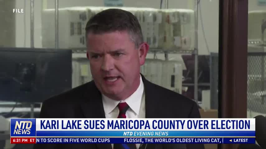Kari Lake Sues Maricopa County Over Election