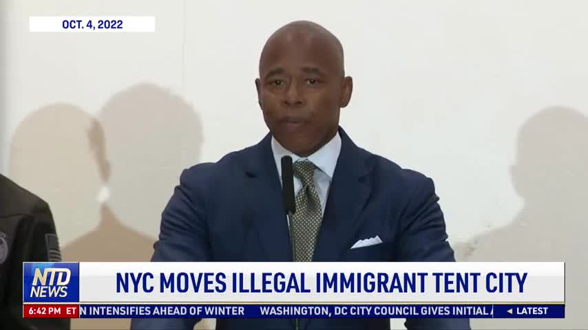 NYC Moves Illegal Immigrant Tent City to Randall's Island
