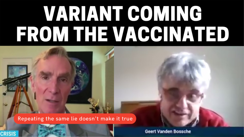 Variants VOCs are produced by the vaccinated NOT the unvaccinated! The vaccinated are the factories!