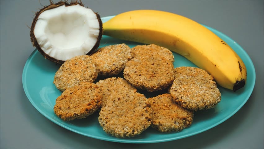 Easy and Healthy 3-Ingredient Coconut Cookies Recipe Without Flour and Eggs