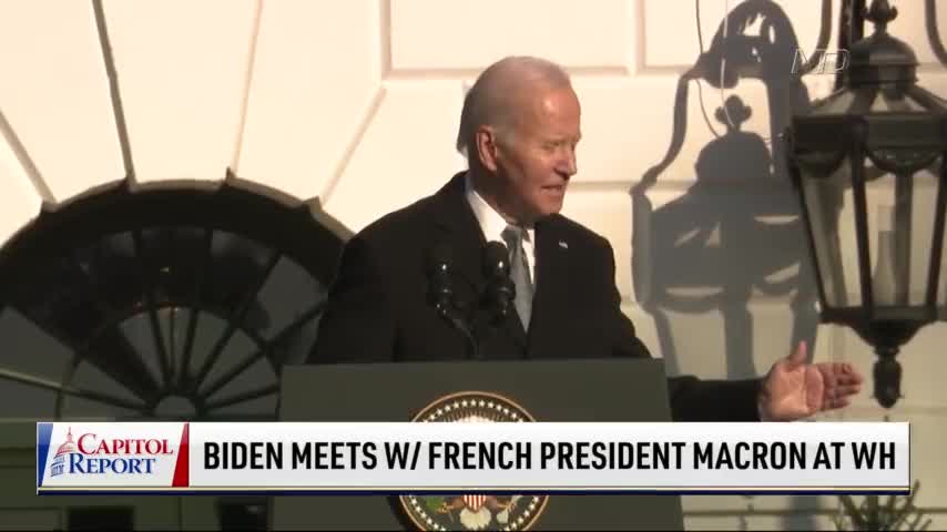 France's PM Macron Meets Biden at the White House
