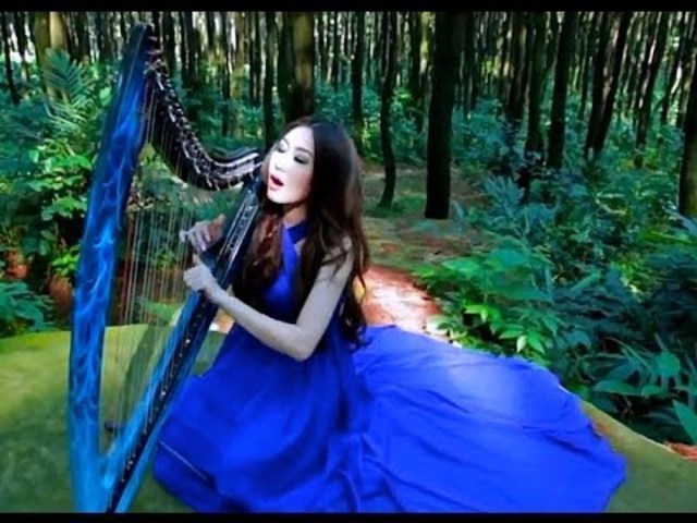 A Thousand Years - Christina Perri (Vocal and Harp Cover by Angela July)