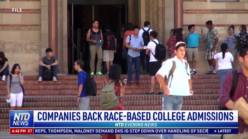 Companies Submit Legal Brief to Back Race-Based College Admissions