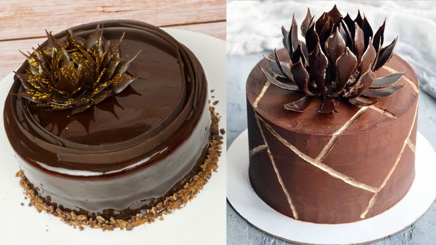 8 Fancy Chocolate Cake Decorating Compilation | Satisfying Cake Videos