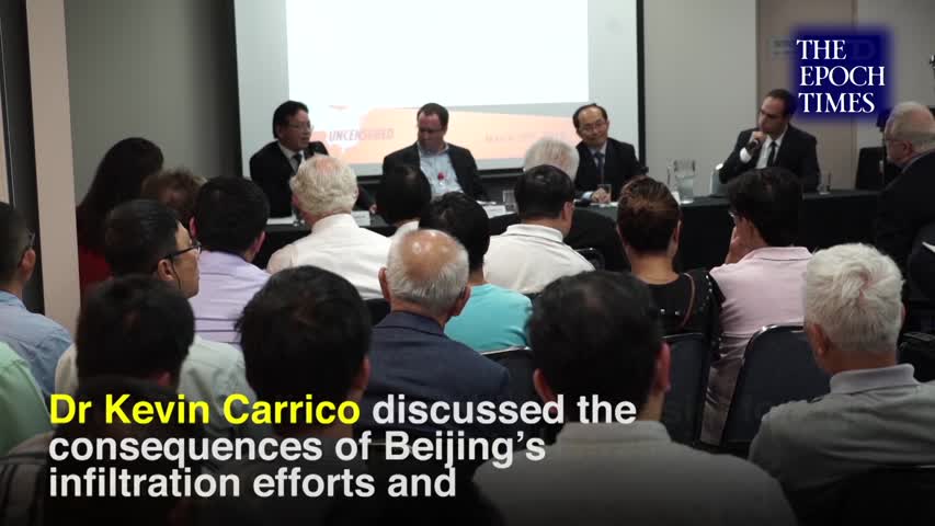 Australia’s China Experts Discuss Chinese Communist Party Infiltration in Australia