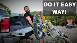 How to load a dirt bike in a truck easy way - Beginners guide