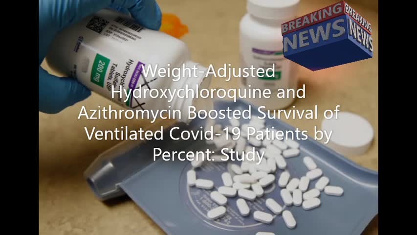 Hydroxychloroquine and Azithromycin Boosted Survival of Ventilated Covid19 Patients by Percent Study