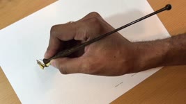 Preparing Calligraphy Nibs for Writing
