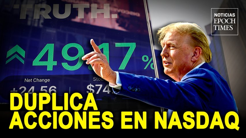 Trump duplica acciones en NASDAQ mientras que un juez de NY le aplica orden mordaza | NET