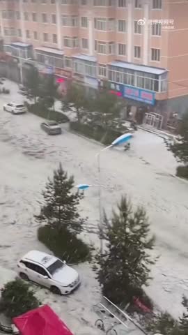 黑龙江省海林市遭遇暴雨冰雹袭击​（2023.06.06）