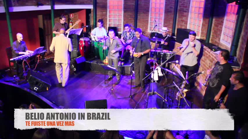 Belio Antonio Performs "Te Fuiste Una Vez Mas" Live at Brazil Salsa Club