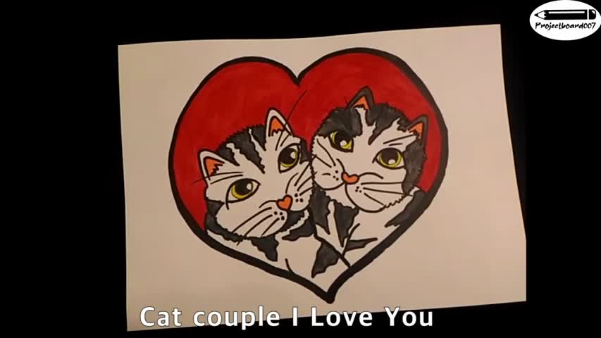 2021-05-19_Cat couple I love you