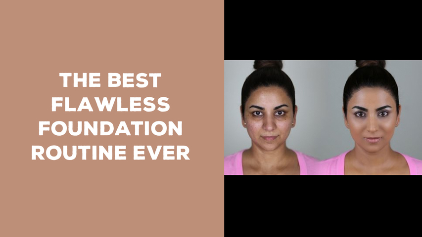 The BEST FLAWLESS FOUNDATION ROUTINE ever!