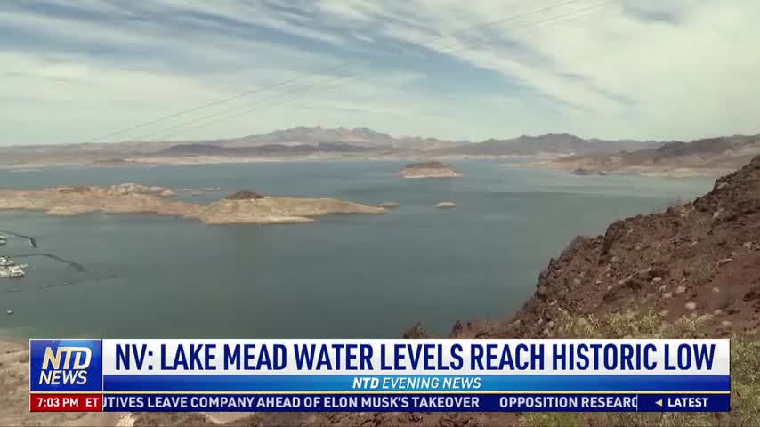 NV: Lake Mead Water Levels Reach Historic Low
