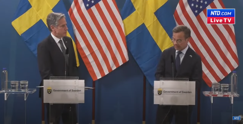 LIVE: Blinken Holds Press Conference With Swedish PM and FM