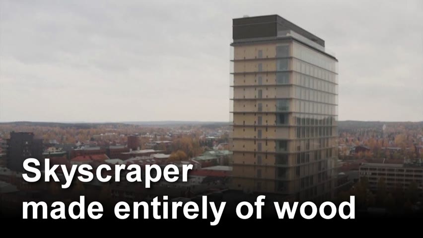 【看新聞學英文】就地取材！瑞典森林造出20層樓最高木建築｜#大千英語新聞