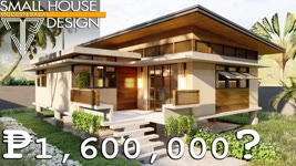 PINOY SMALL HOUSE DESIGN | 110 SQM. THREE BEDROOM LOW-COST HOUSE | MODERN BALAI
