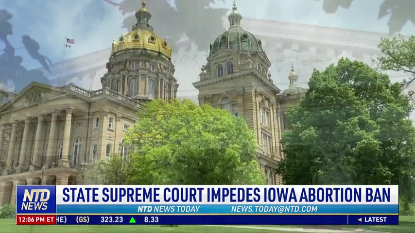 State Supreme Court Impedes Iowa Abortion Ban