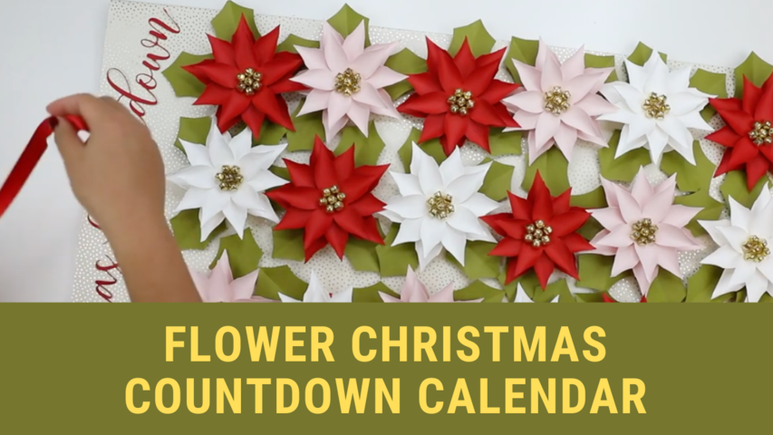 Flower Christmas Countdown Calendar