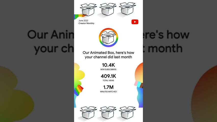 What a month!...THANKS GUYS! ❤🙂🌈🍾