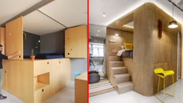 INCREDIBLE BEDROOMS For SMALL SPACES │Space Saving Furniture ▶3