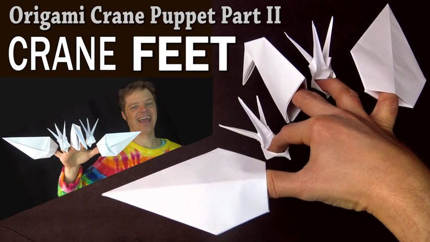 Crane Puppet Part II: CRANE FEET