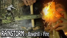 SURVIVAL REALITY: Fire Anytime with these Special Bowdrill Techniques (Extreme Weather)