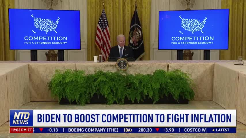 Biden to Boost Competition to Fight Inflation