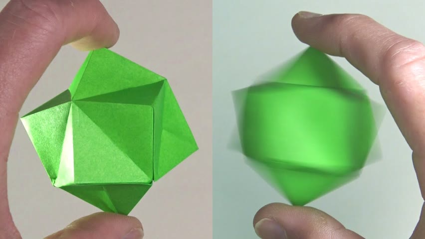 Stellated Octahedron Fidget Spinner 🌌 Pure Origami
