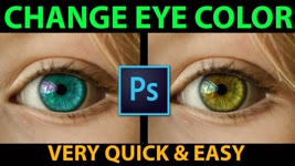 How to Change Eye Color in Photoshop | Very Quick & Easy