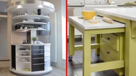 Fantastic Space Saving Kitchen Ideas and kitchen designs  - Smart kitchen ▶2