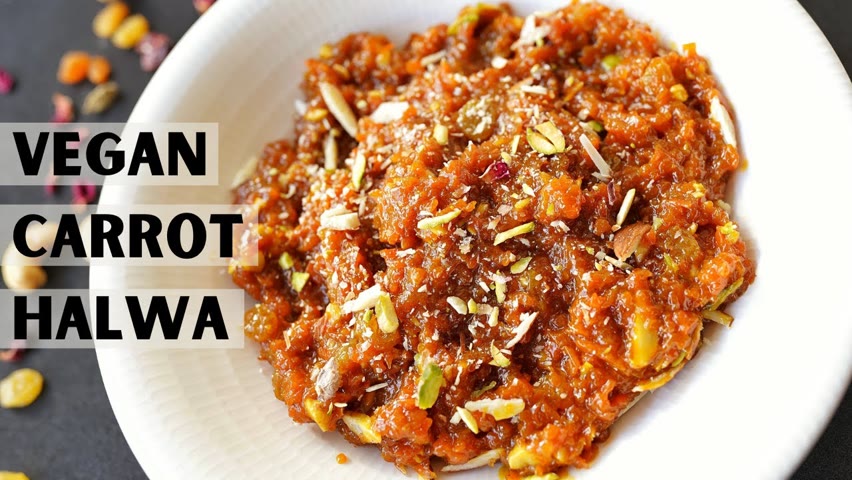 Vegan Carrot Halwa Recipe