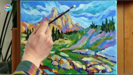 Impressionist painting | acrylic painting | time lapses | #360
