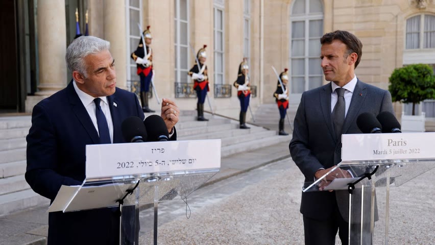 Macron et Lapid sur la menace iranienne