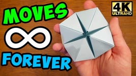 How To Make a Paper MOVING FLEXAHEDRON - Fun & Easy Origami