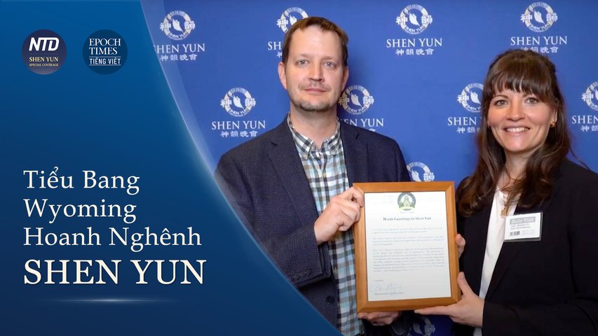 Các quan chức tiểu bang Wyoming hoan nghênh Shen Yun đến Cheyenne